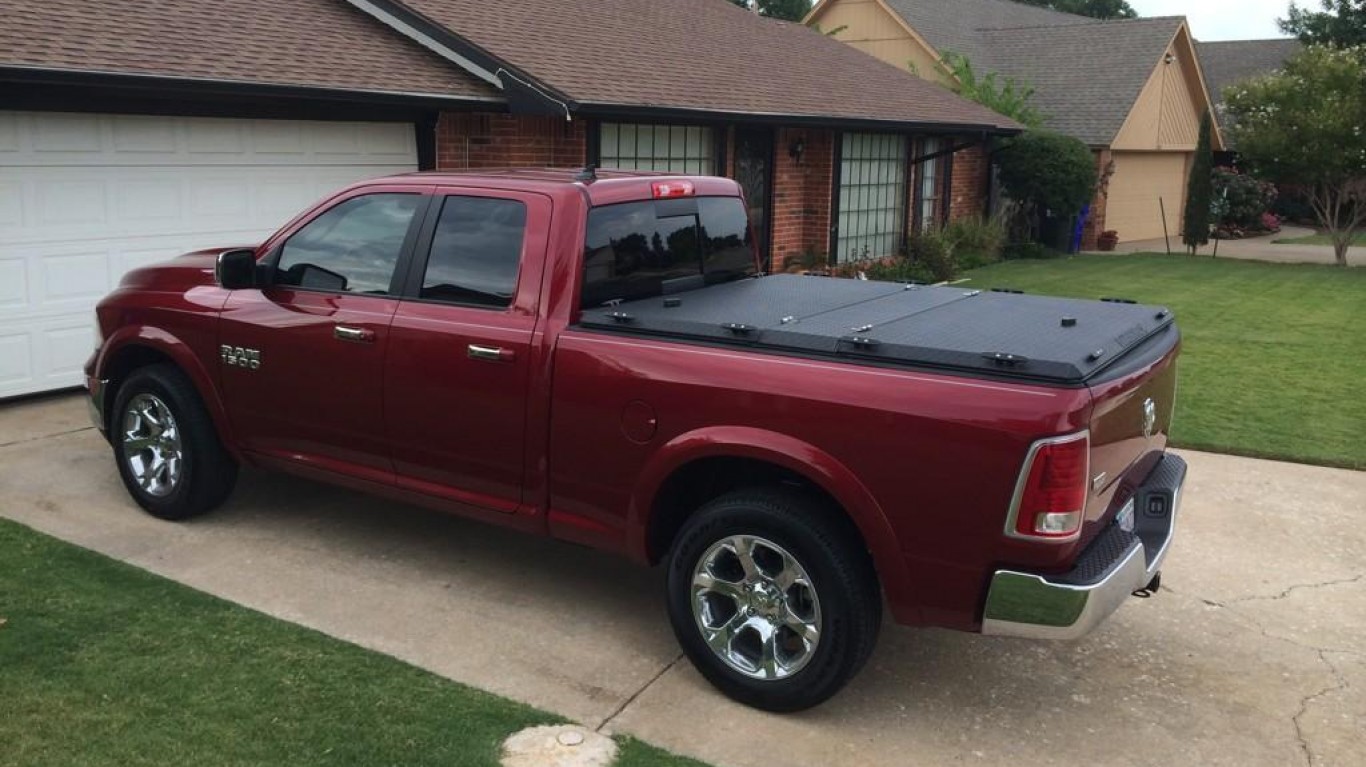 Ram Pickup With Black Aluminum... by DiamondBack Covers