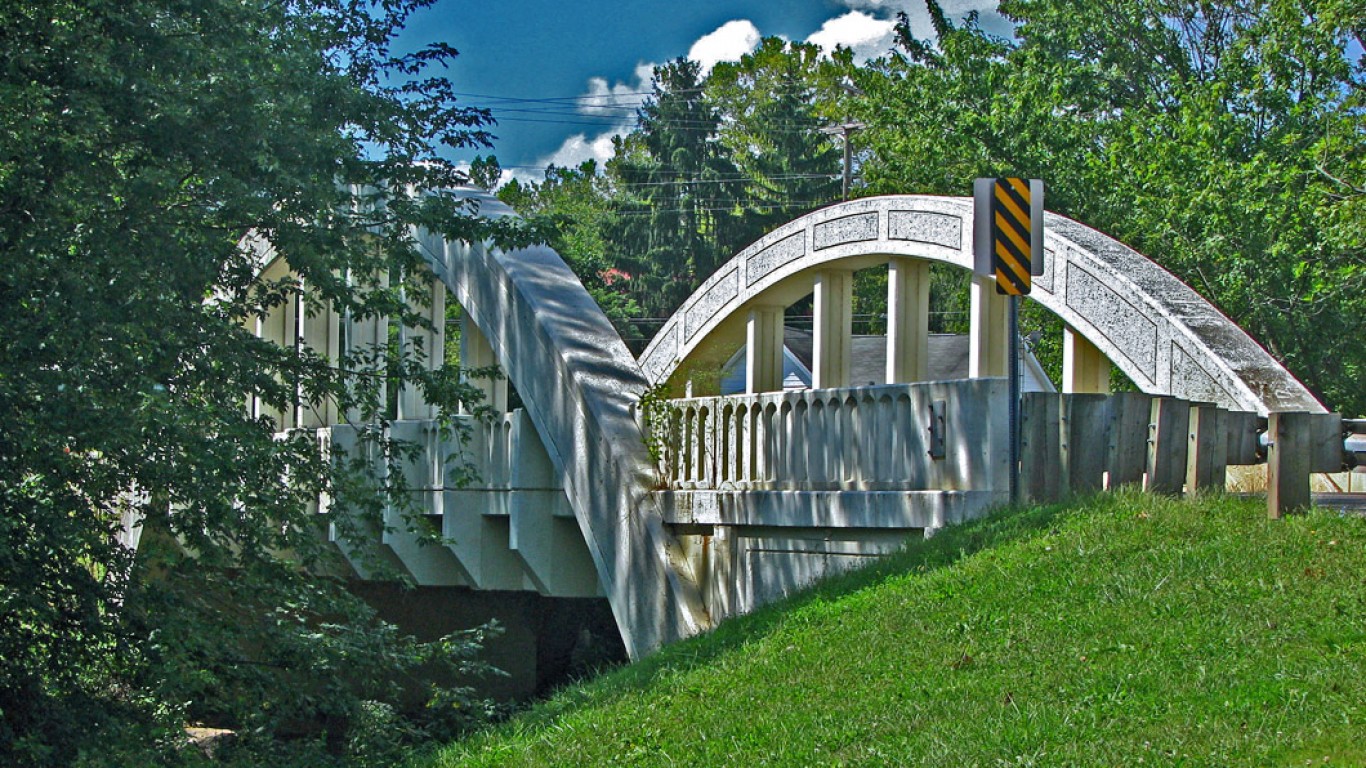 Rainbow Arch Concrete Bridge-2 by Don O&#039;Brien