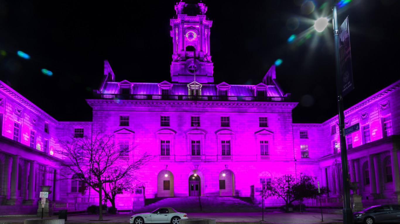 Portland City Hall by Paul VanDerWerf