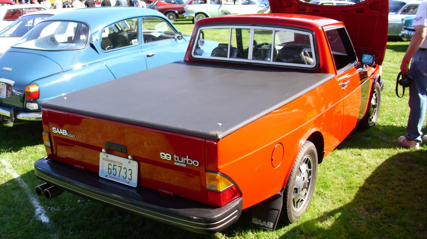 SAAB 99 pickup truck by JOHN LLOYD