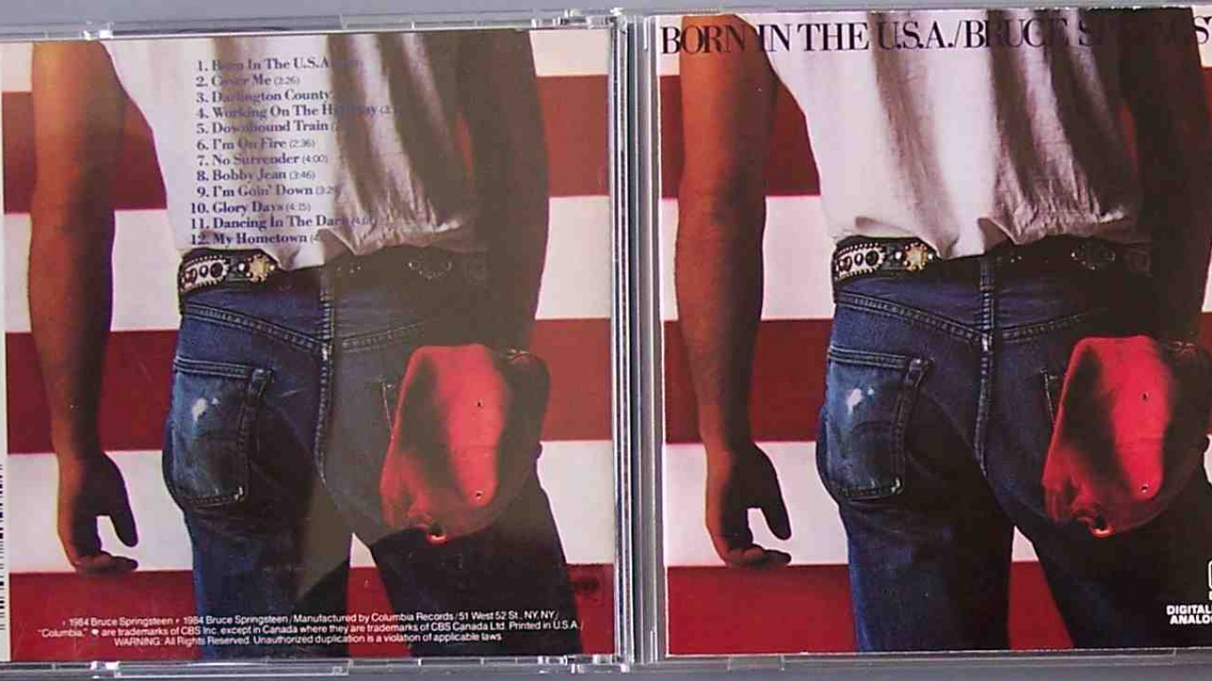 bruce springsteen- born in the... by Dru00c3u0083u00c2u0083u00c3u0082u00c2u00bcmmkopf