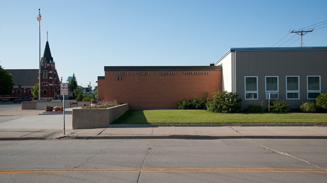 Cavalier County Courthouse by Andrew Filer