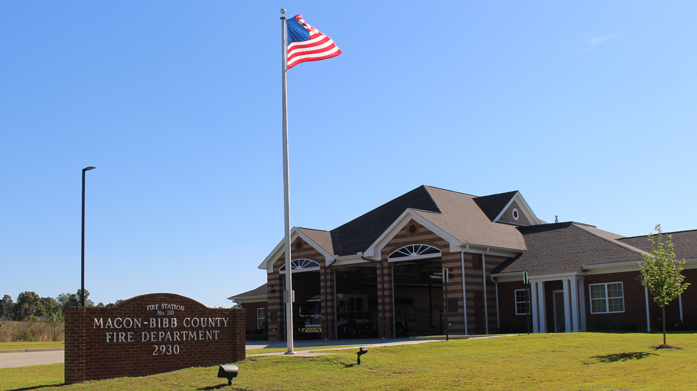 Fire Station 110, Macon-Bibb County Fire Department by Michael Rivera 