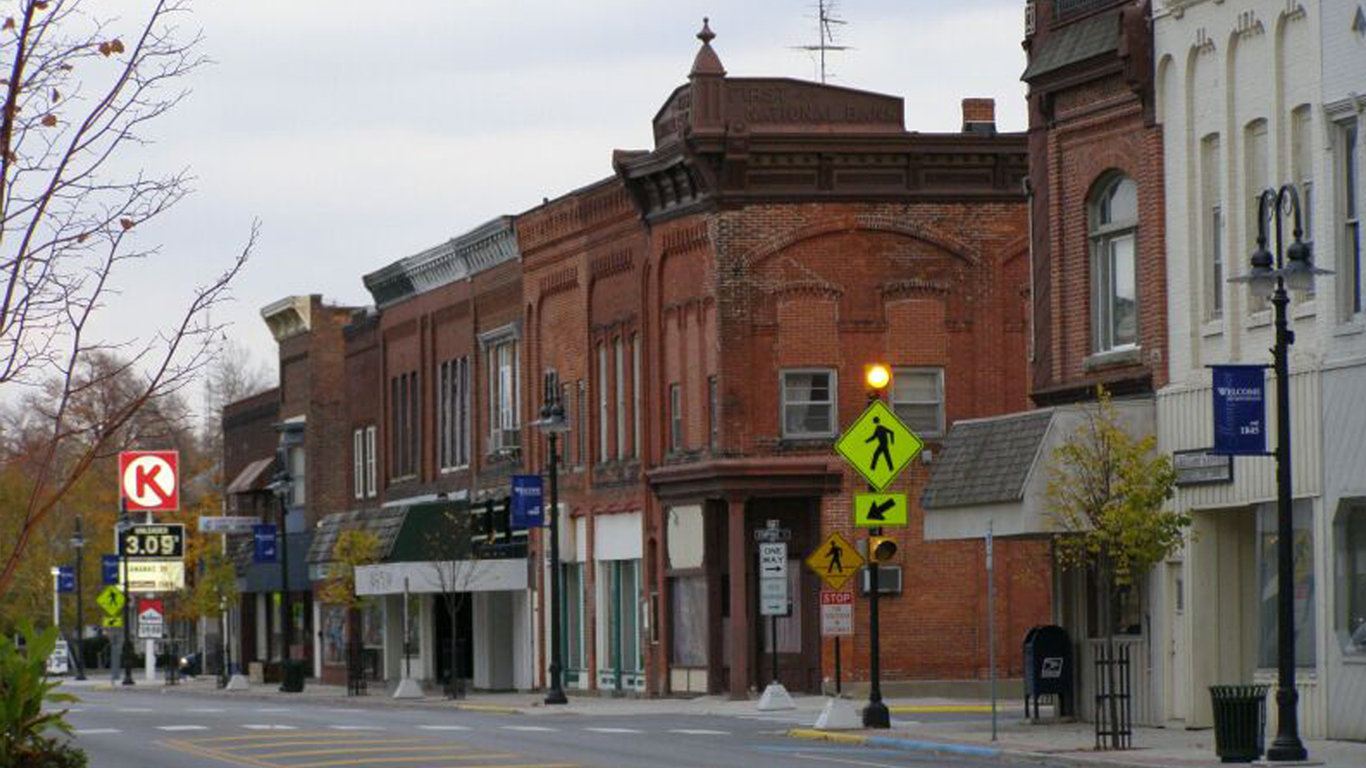 Montpelier Ohio Main Street Sunday by Chris Light