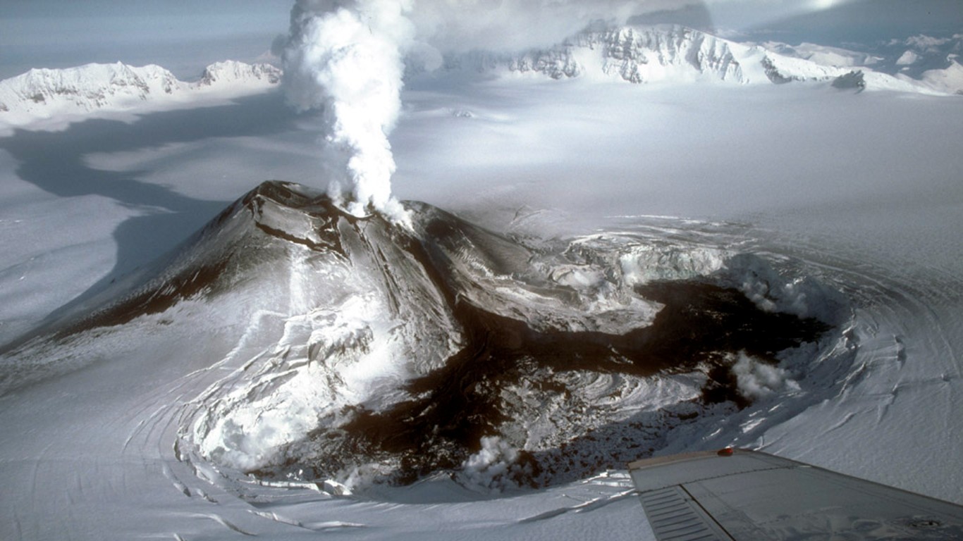 MountVeniaminof by M.E. Yount, U.S. Geological Survey