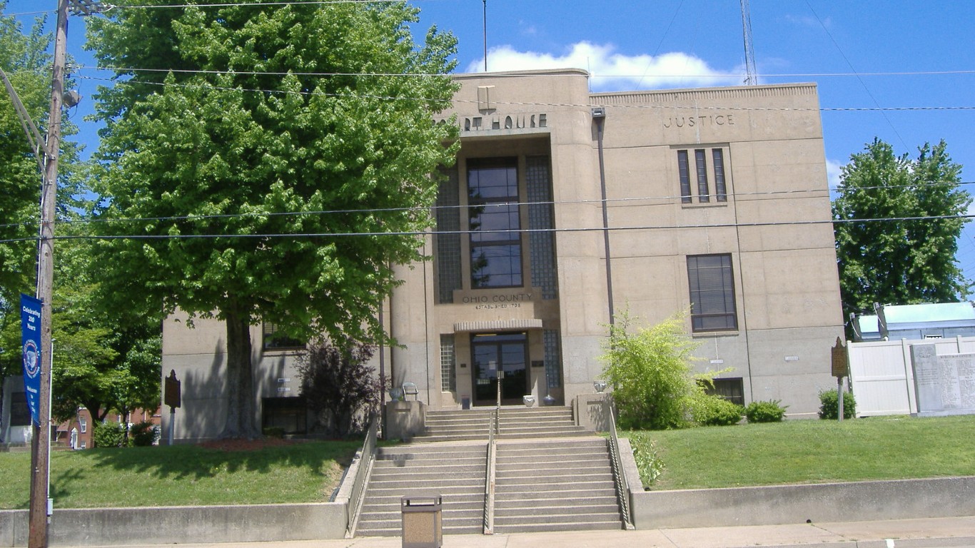 Ohio County Courthouse Kentucky by Bedford