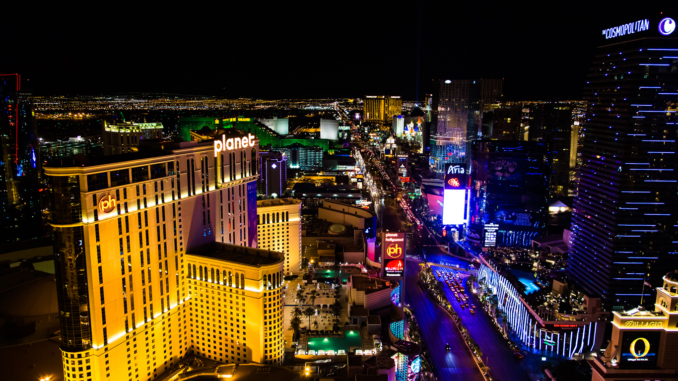 The Strip from Eiffel Tower (9176999807) by Joao Carlos Medau