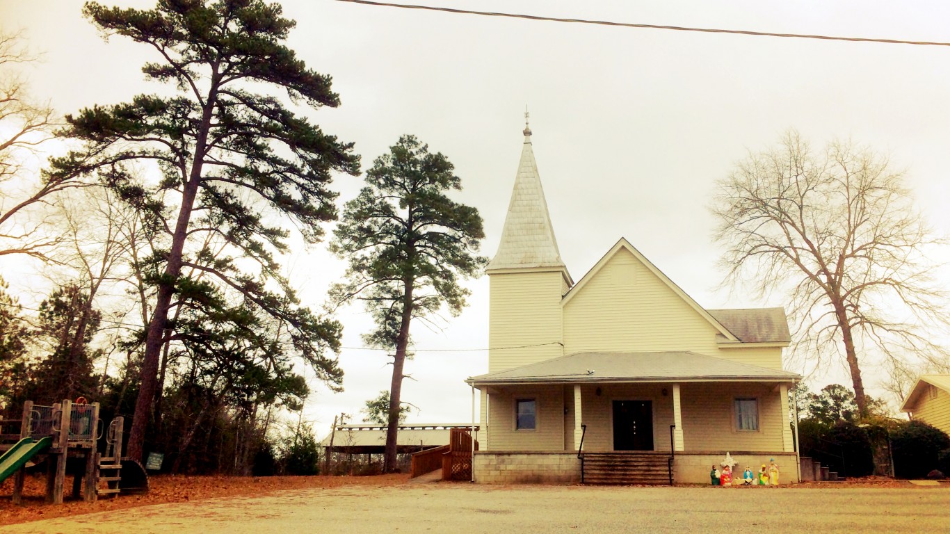 Church in Ellerslie, Georgia by Kim Schuster