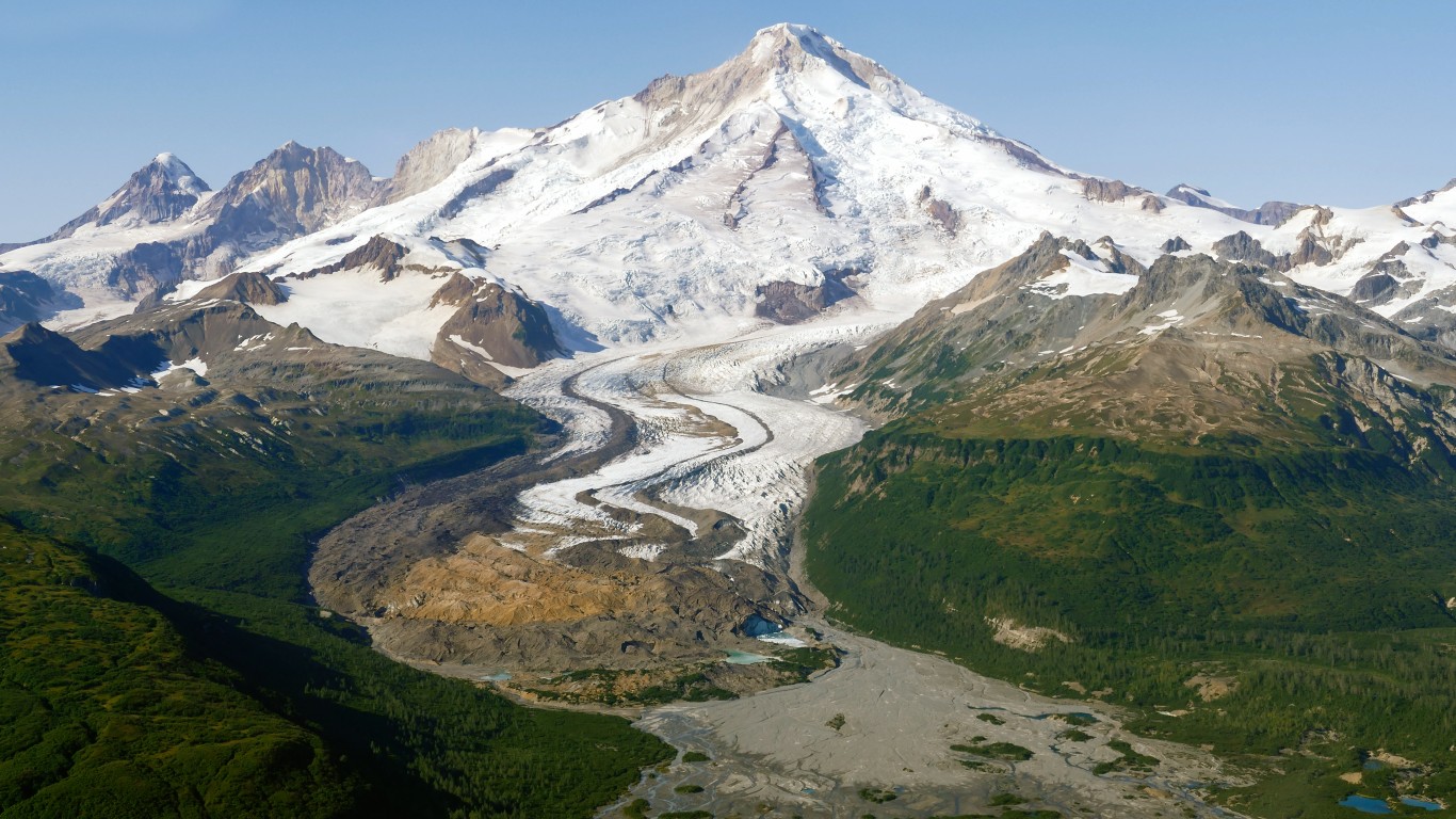 Iliamna Volcano by Lake Clark National Park &amp; Preserve