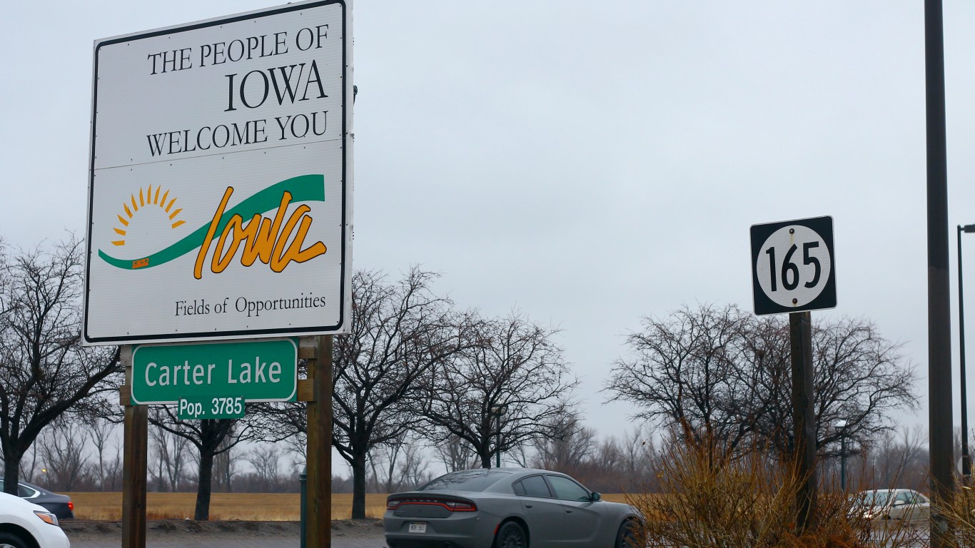 IA165 Sign - Carter Lake Iowa by formulanone