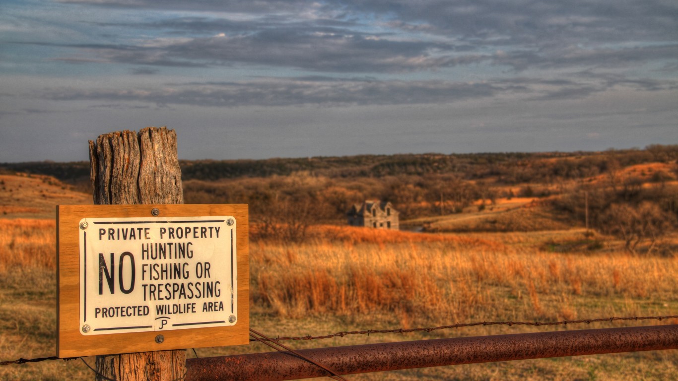 No Trespassing Sign by Chris Tomlinson