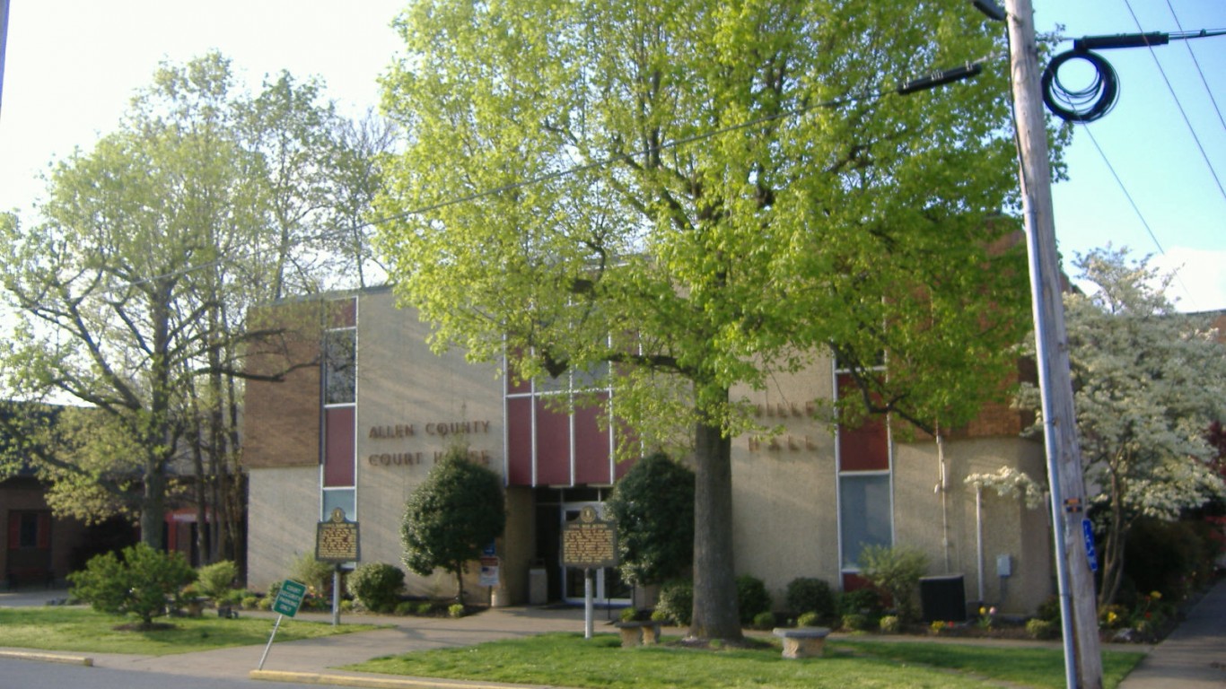 Allen County Kentucky courthouse by Bedford at English Wikipedia