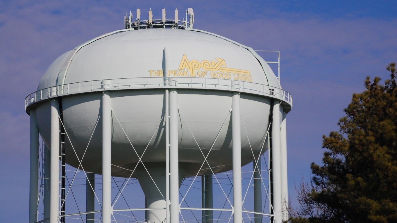 Apex Water Tower by Donald Lee Pardue