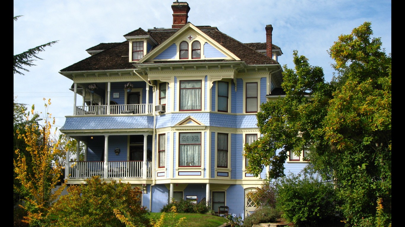 Blue Victorian, Grants Pass, O... by David Berry