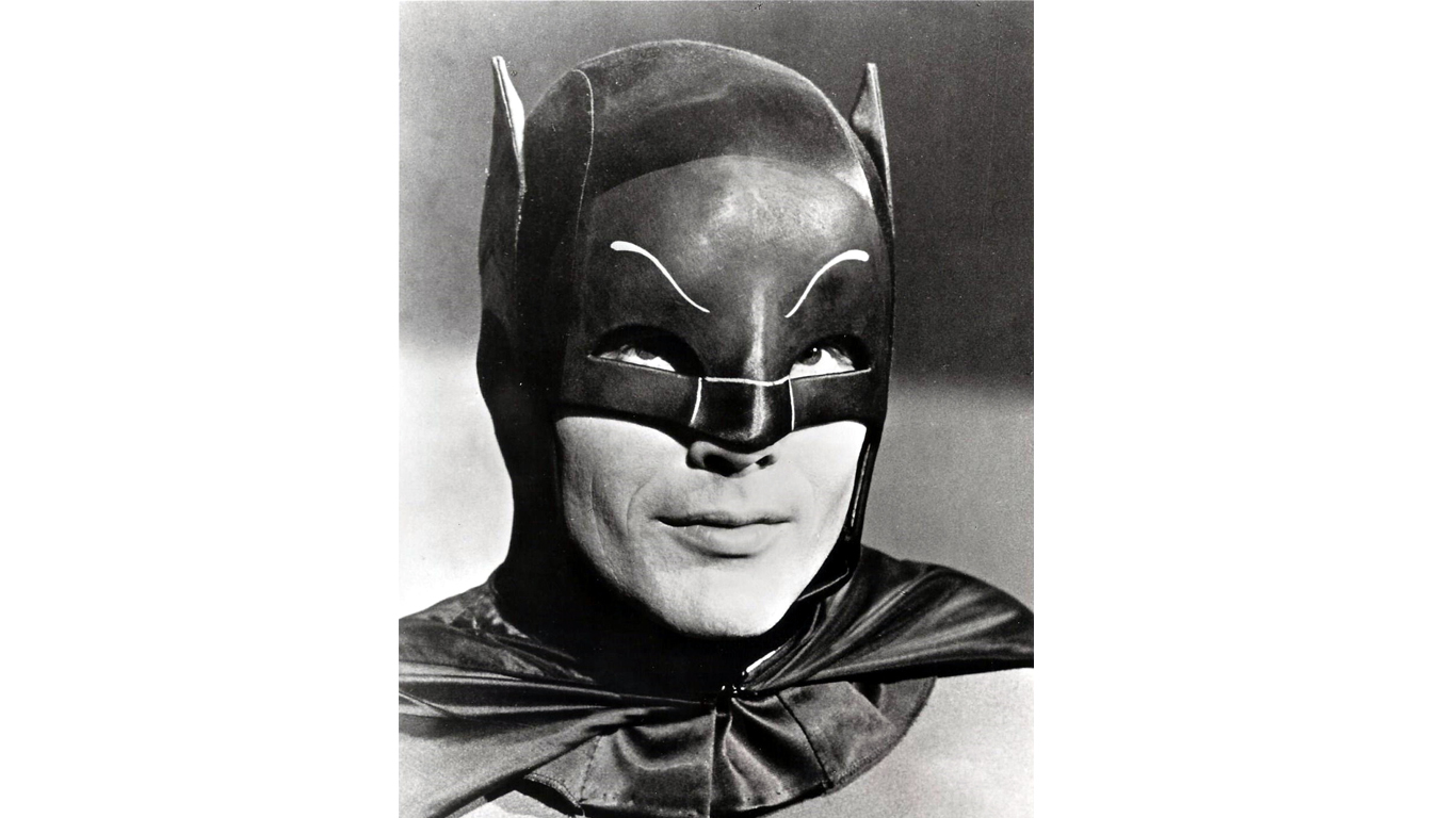 Adam West as Batman by ABC Television