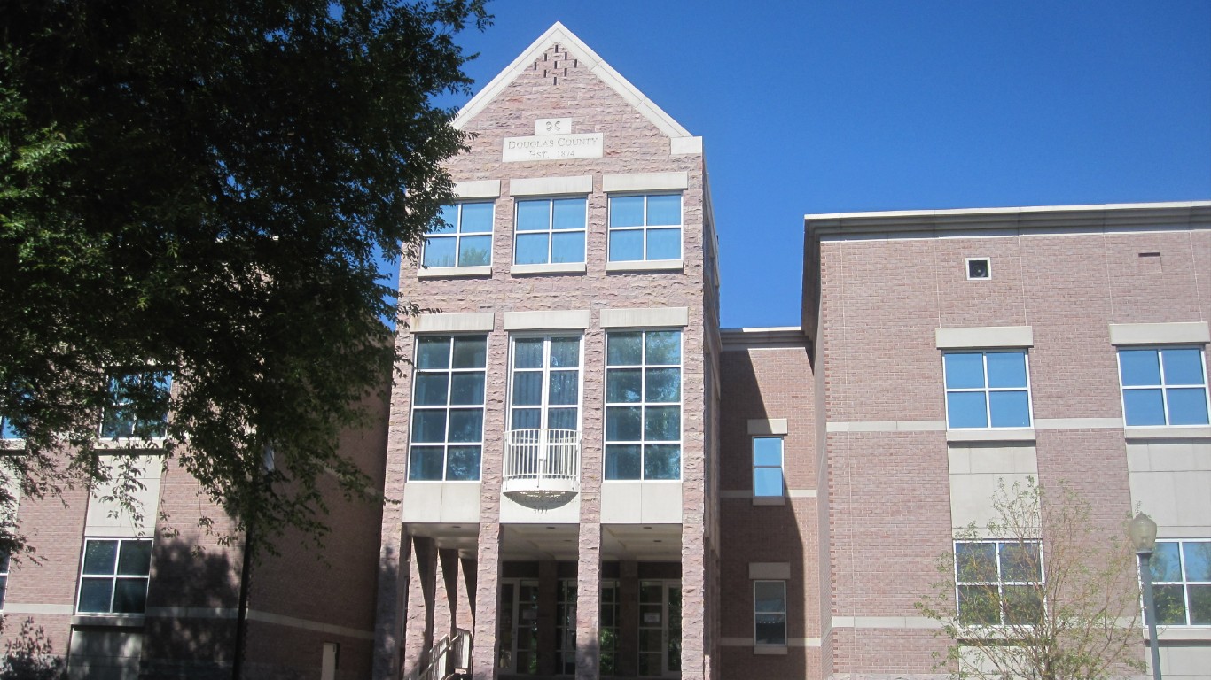 One of two Douglas county buildings, Castle Rock, CO IMG 5192 by Billy Hathorn