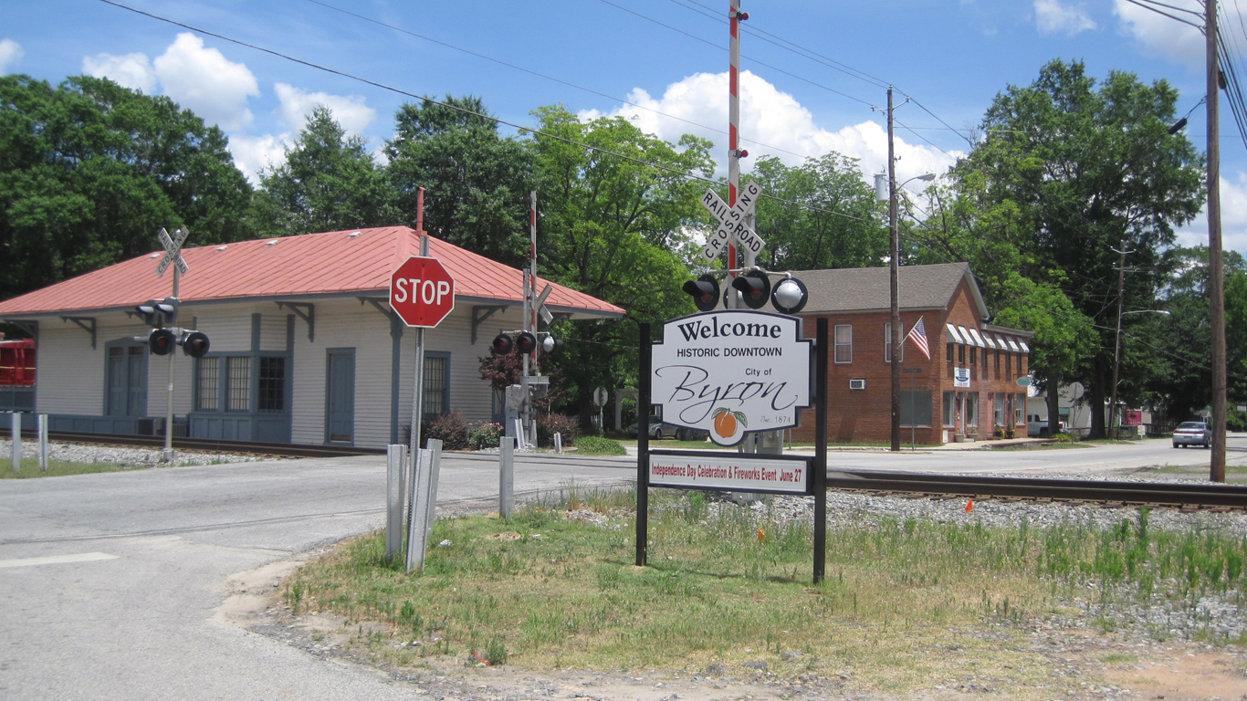 Main Street Byron GA by Bill Golladay