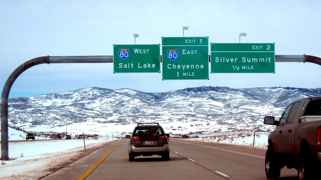 westbound US-40 approaching Silver Summit by Garrett