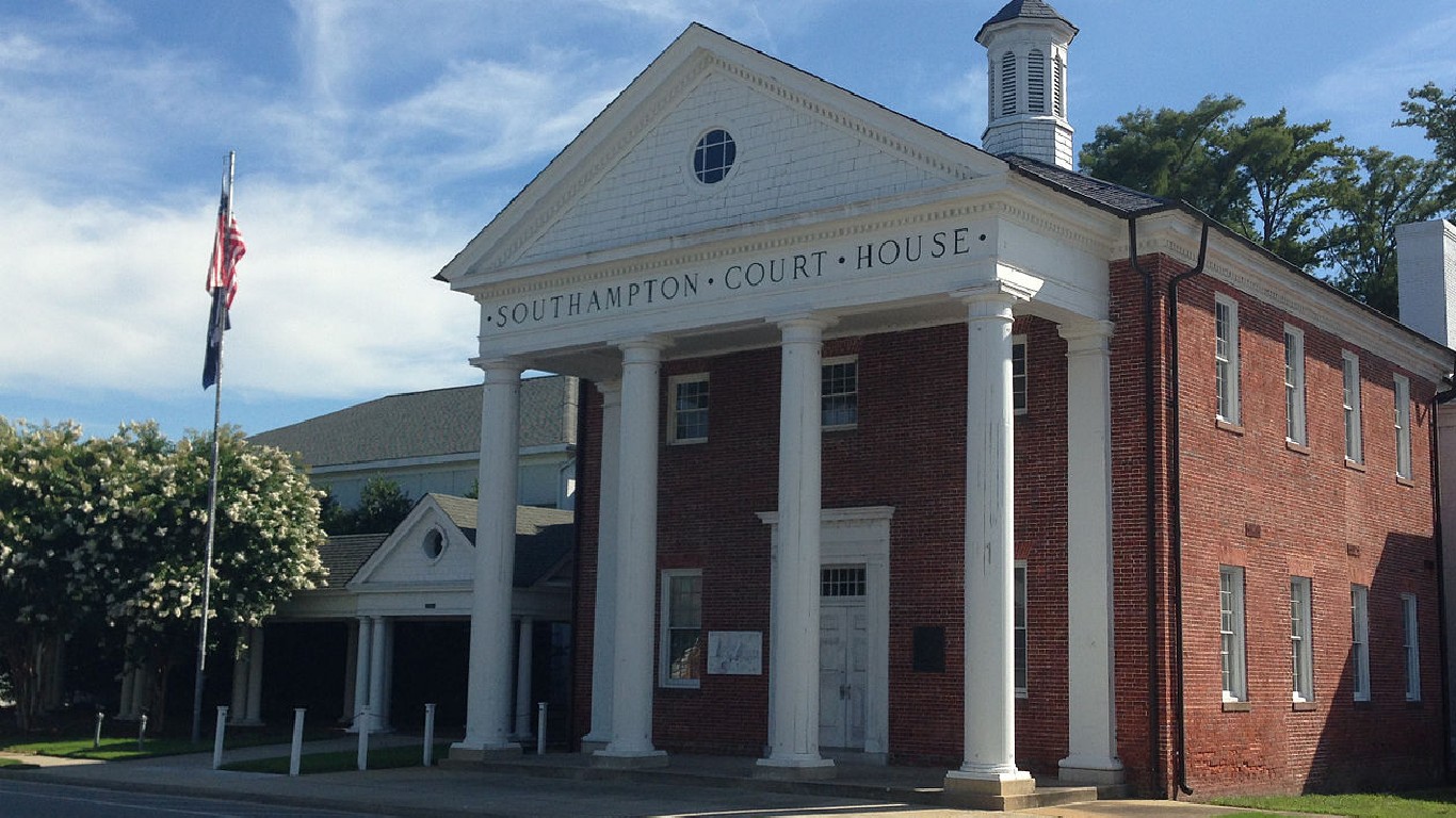 Southampton VA courthouse by Mojo Hand