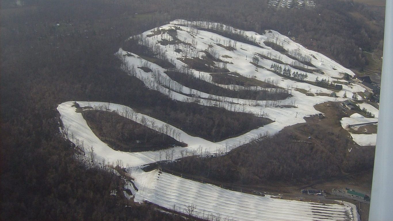 Aerial view of Mad River Mountain from the east by Nyttend