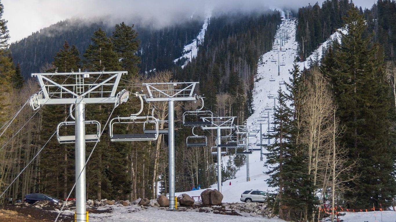 Arizona Snowbowl Ski Resort by Coconino National Forest