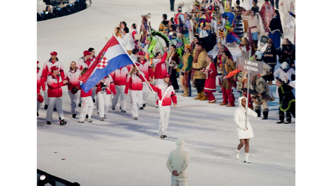 2010 Opening Ceremony - Croatia entering by Jude Freeman 