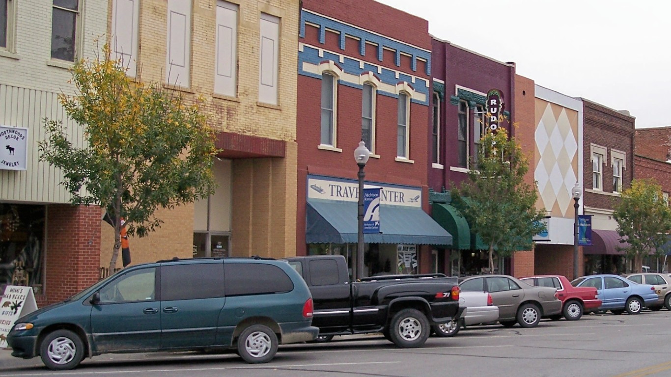 Atchison Kansas Commercial Street by Tim Kiser