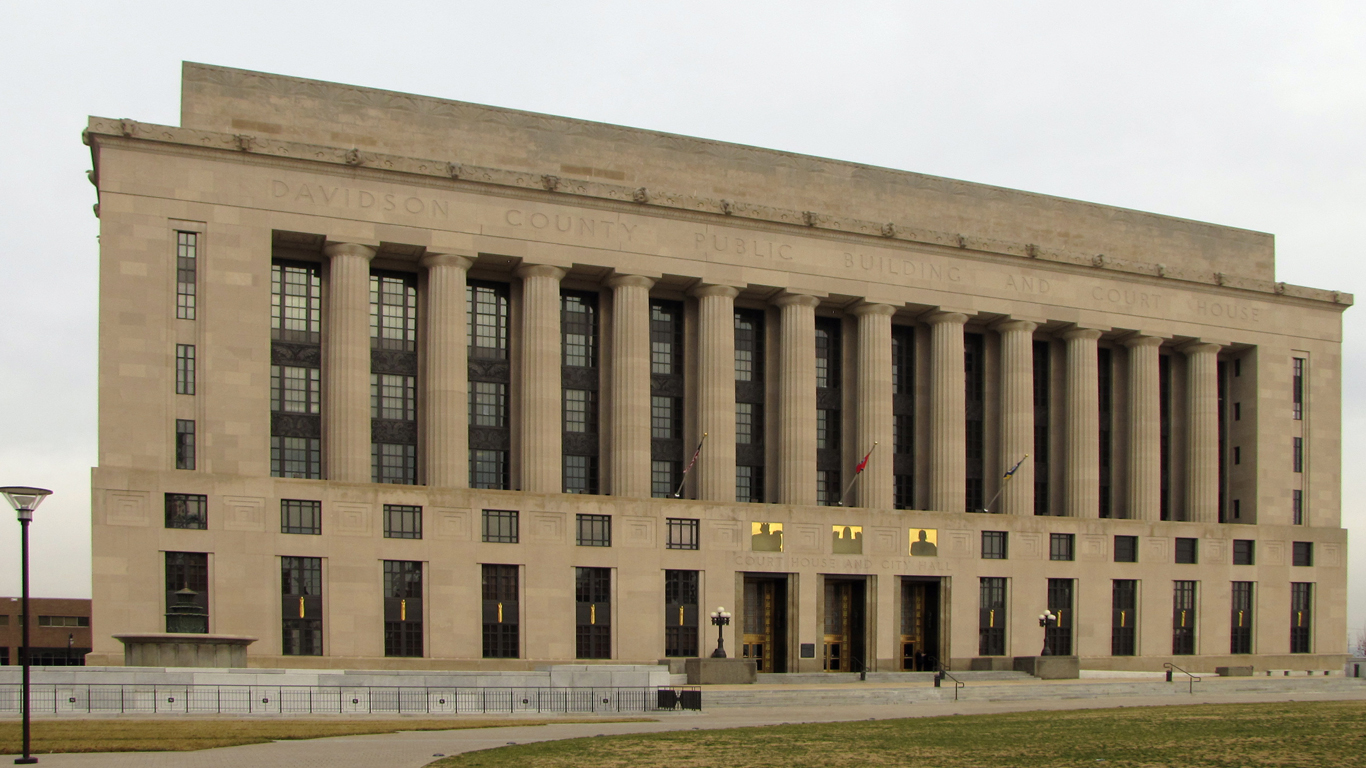 Davidson county tennessee courthouse by https://www.flickr.com/photos/euthman/3242227491/