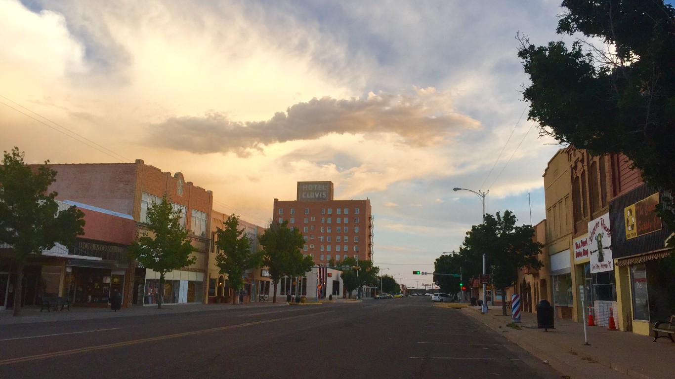 Downtown Clovis Evening Sky by ArdenZ87