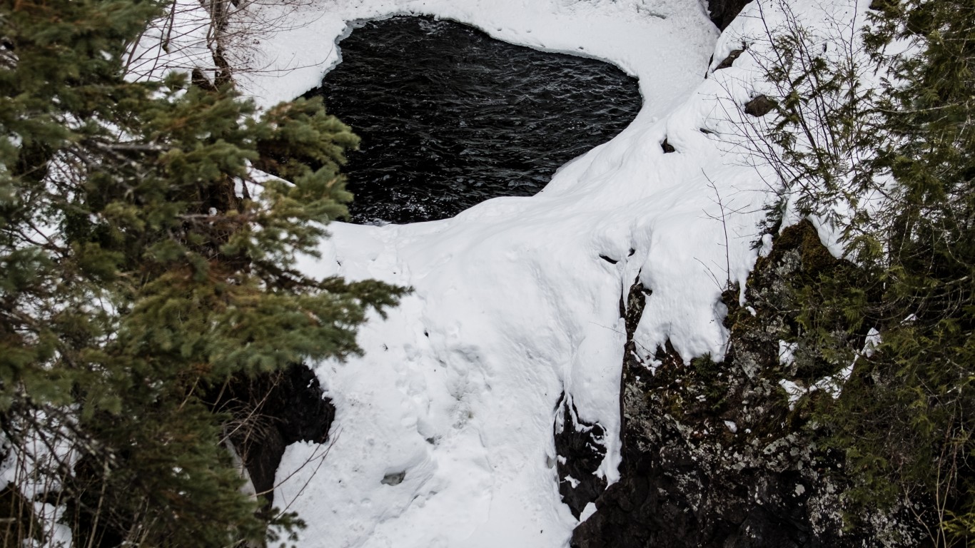 Cascade River, Lutsen, MN 3/28... by Sharon Mollerus