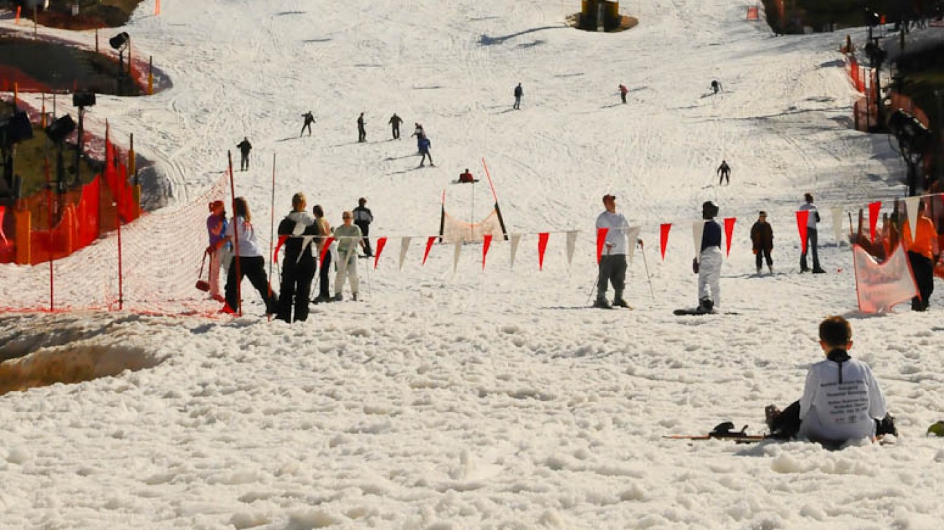 Ski mountain by Valerie Everett