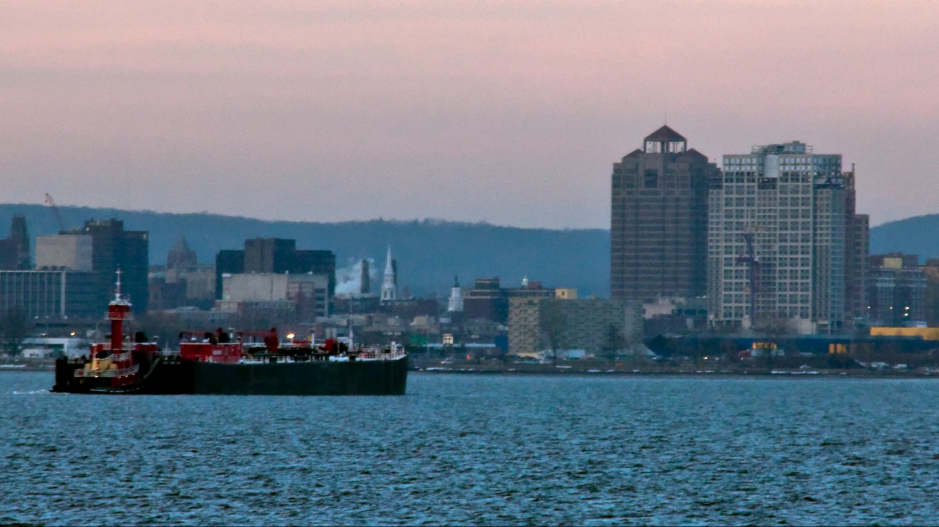 New Haven Skyline by versageek