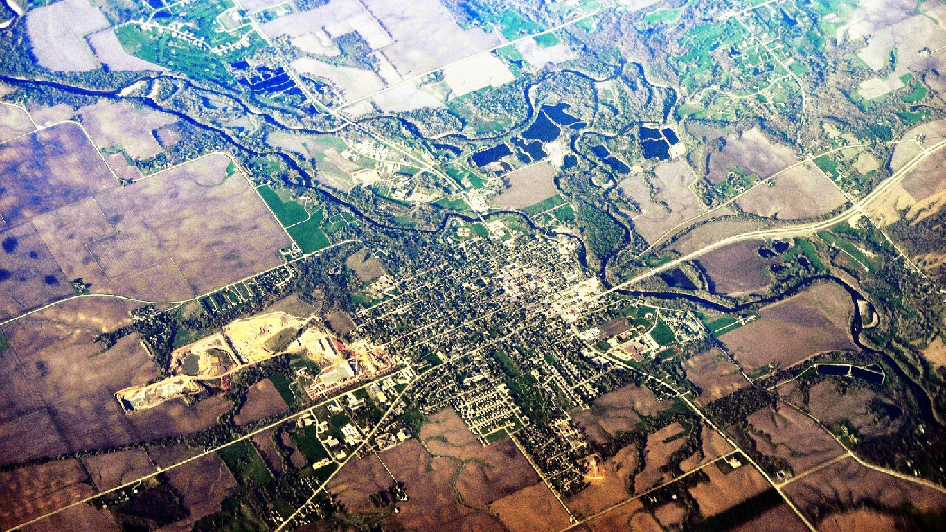 Aerial View of Adel by Joe Mabel