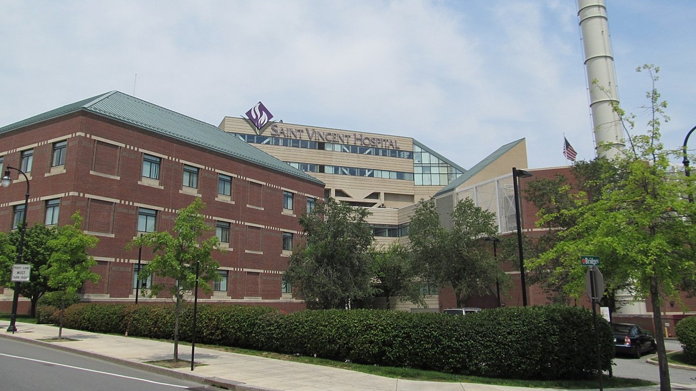 Saint Vincent Hospital, Worcester MA... by John Phelan