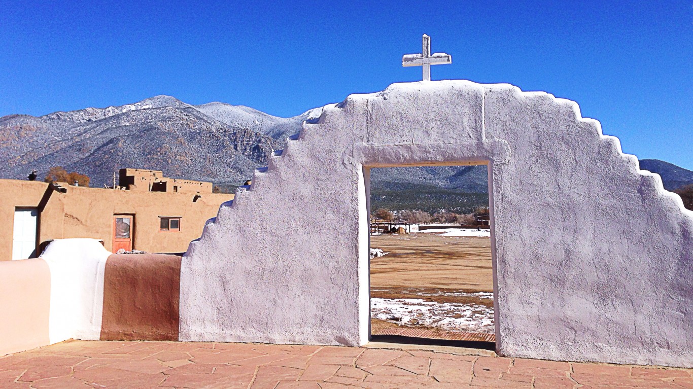 Taos Pueblo, New Mexico by Ron Frazier