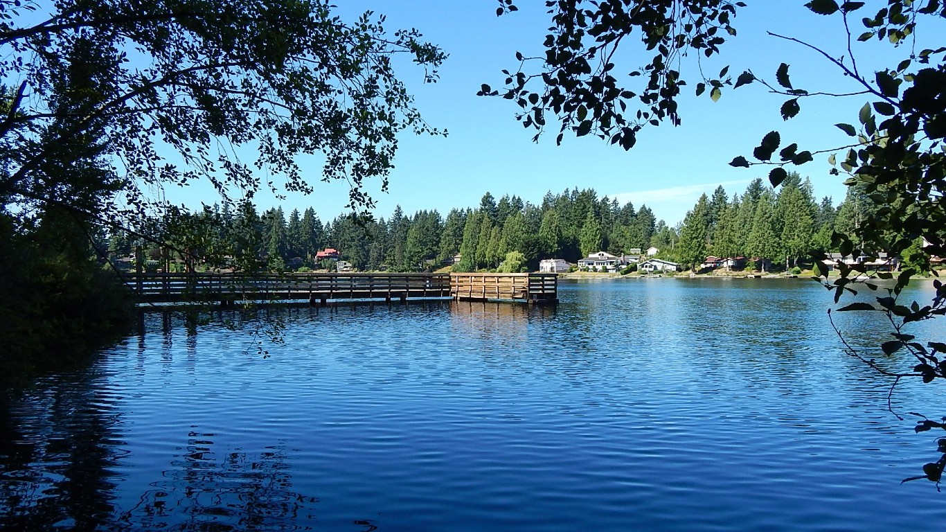 Five Mile Lake Park, Federal Way, WA by Ron Clausen