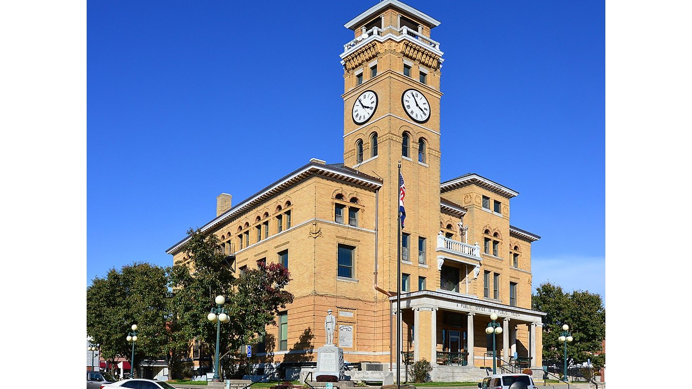 Centerpiece of the Harrisonville Courthouse Square Historic District by Kbh3rd