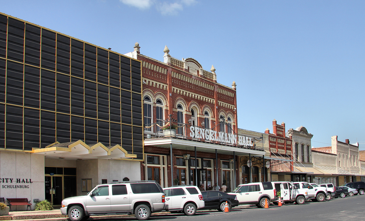 Main street schulenburg 2012.jpg by Larry D. Moore