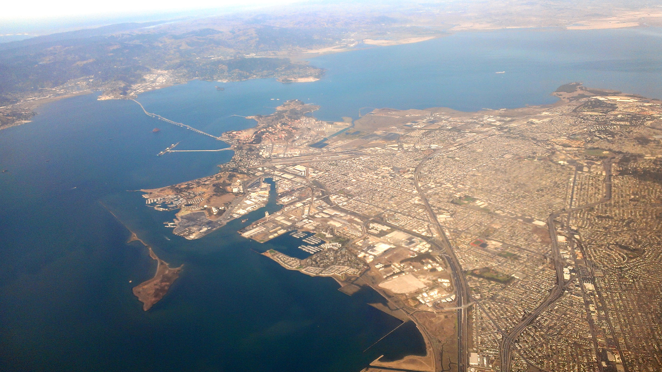 Richmond California Aerial by Alfred Twu