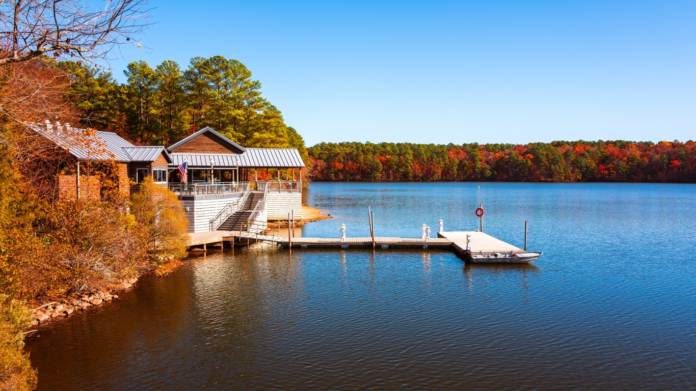 Lake Johnson, North Carolina by Sergey Galyonkin