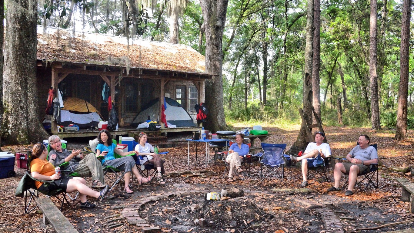 Campsite Floyd&#039;s Island by TimothyJ