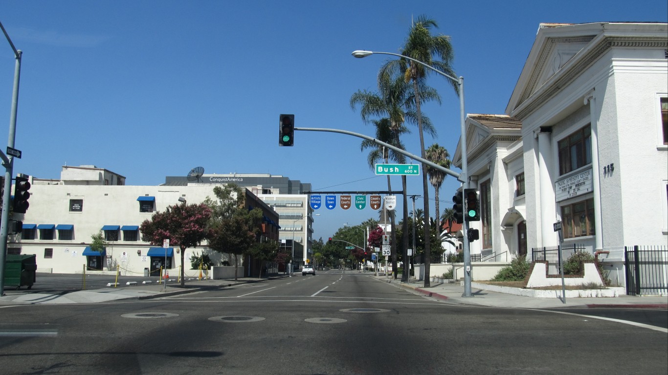 Downtown Santa Ana, California by Ken Lund