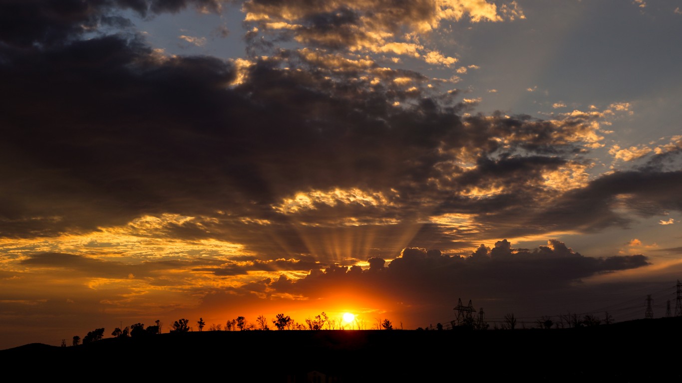 Sunset in Santa Clarita, Calif... by Kevin Gill