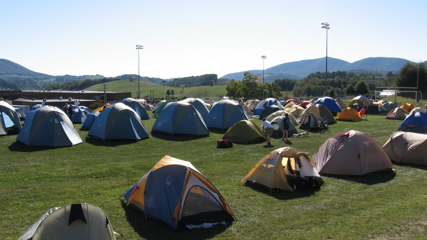 Camping, Bubbaville tents in b... by -ted