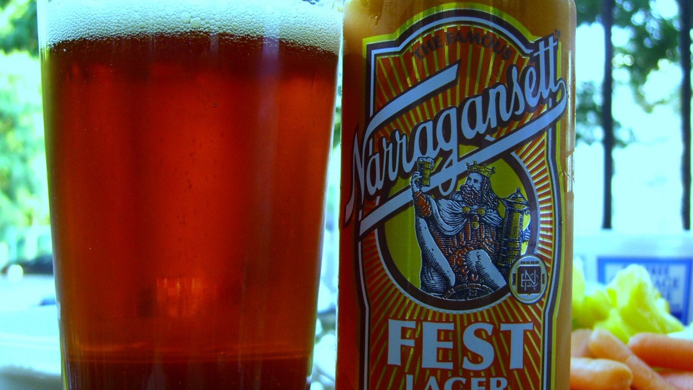 Narragansett Fest Lager by walknboston