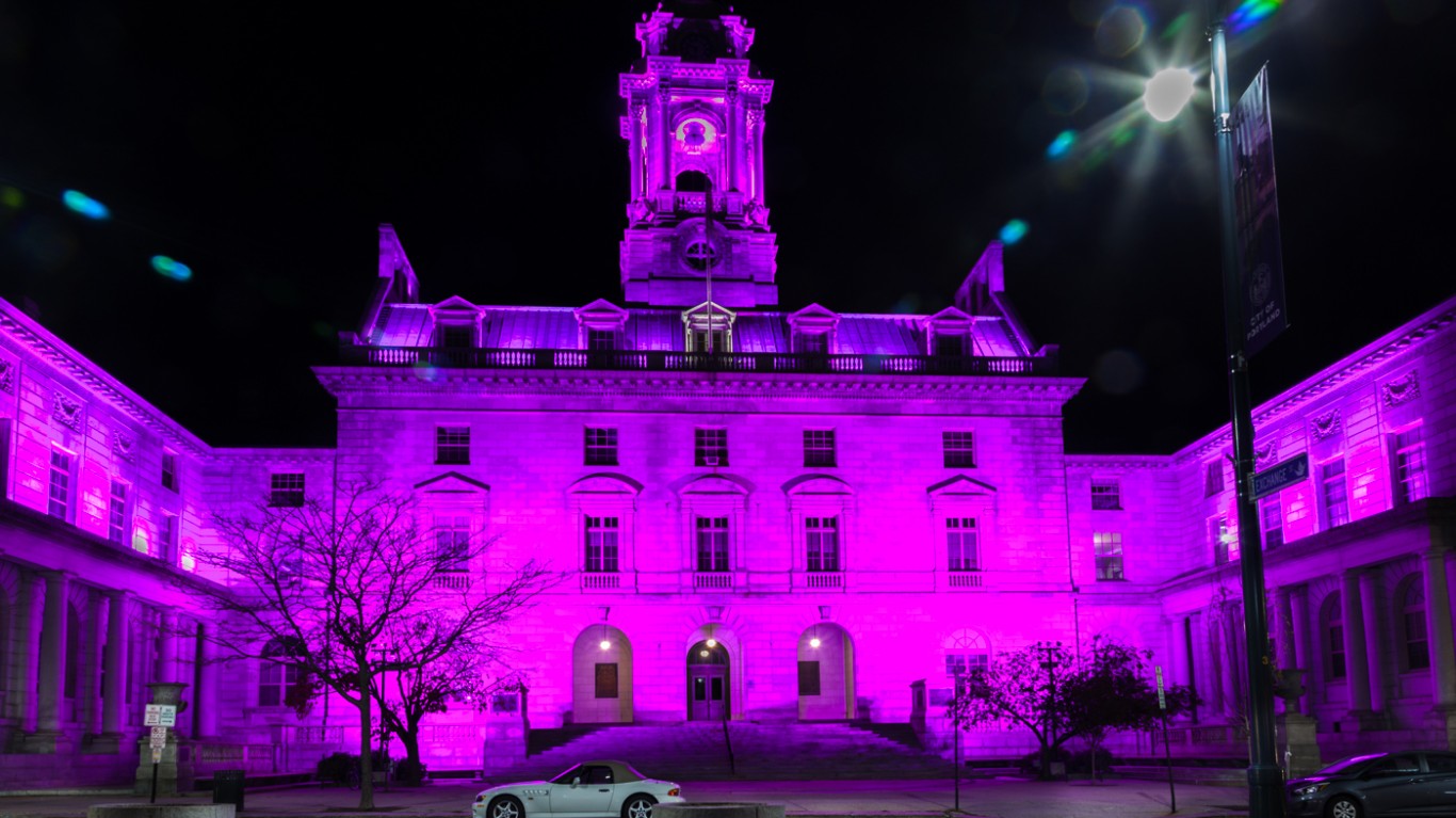 Portland City Hall by Paul VanDerWerf