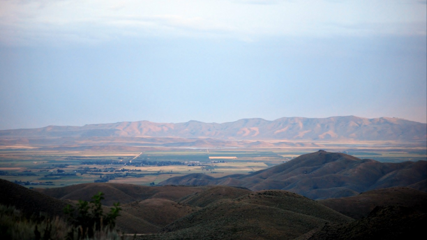 Looking over Fairfield, Idaho by Jess Johnson