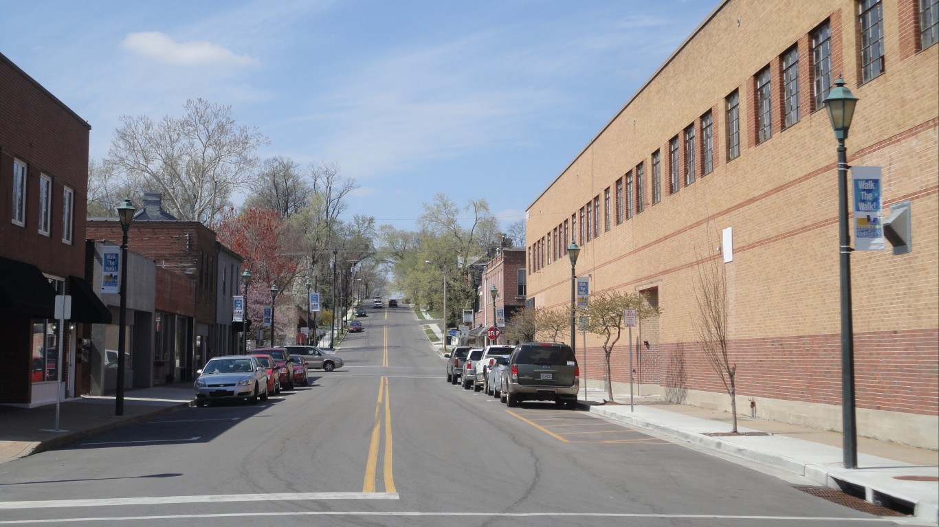 Downtown Street - Cape Girard... by Paul Sableman