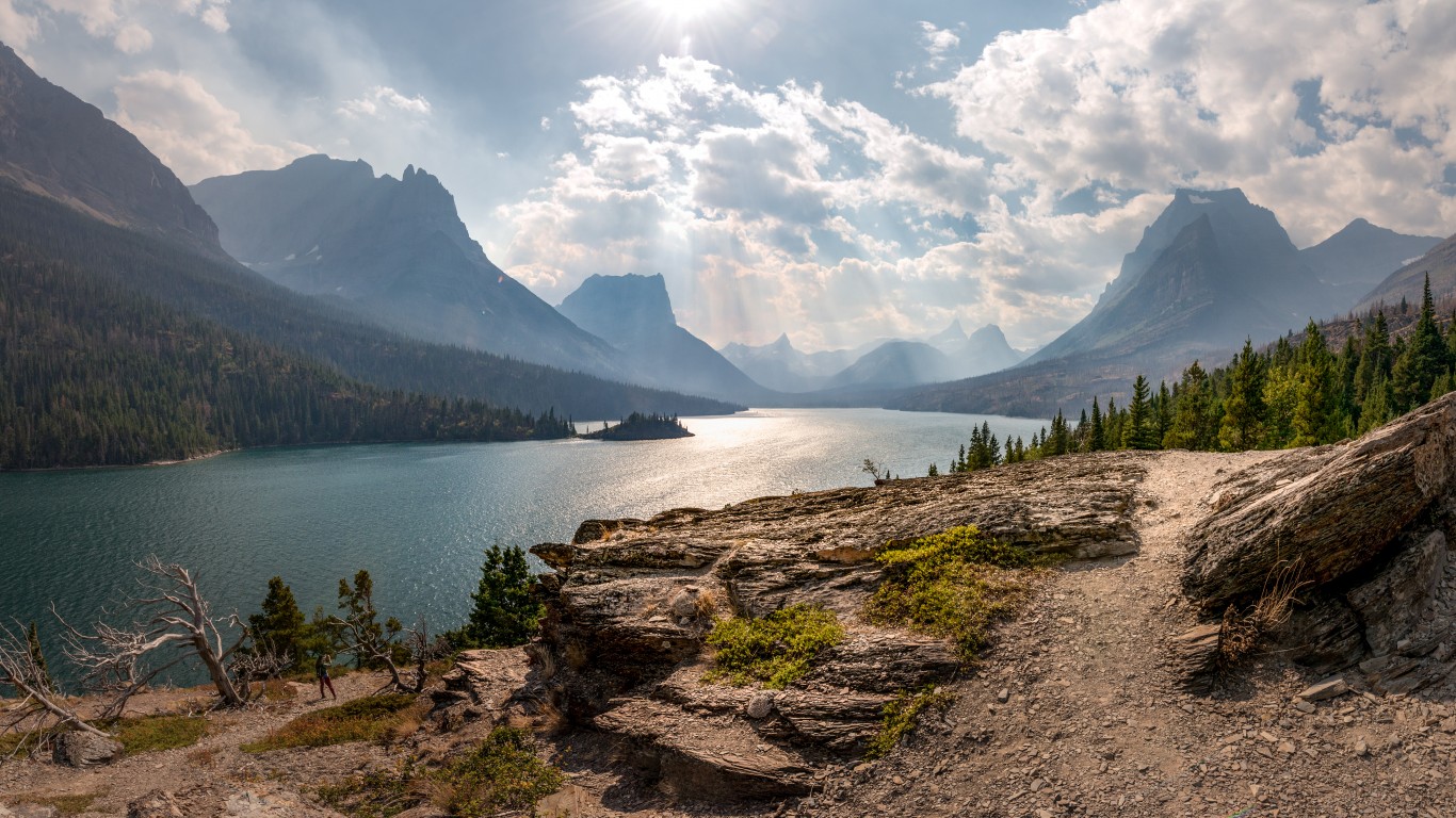 Saint Mary Lake by Bernd Thaller