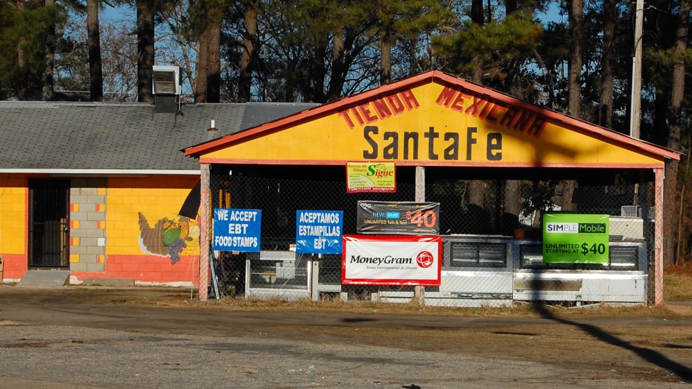 Hispanic Grocery Store by Donald Lee Pardue